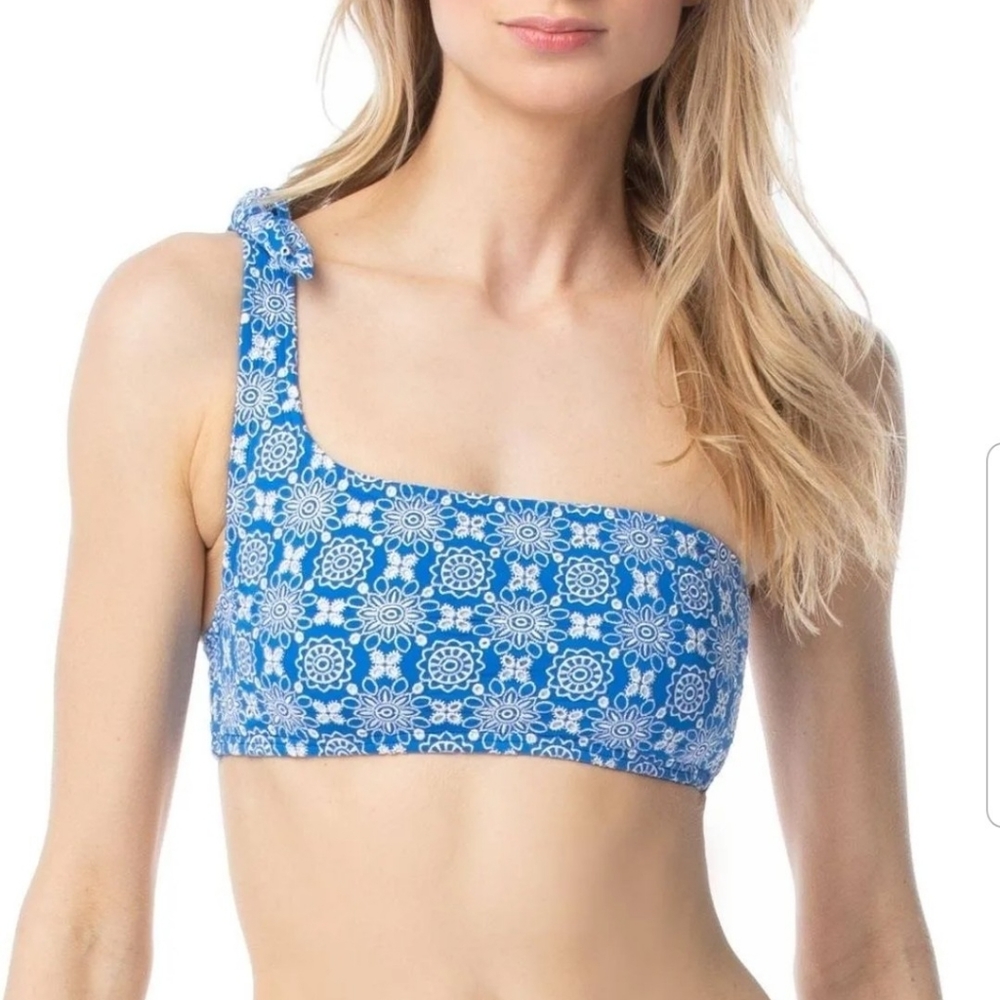 MICHAEL Michael Kors One Shoulder Bikini Top L NWT